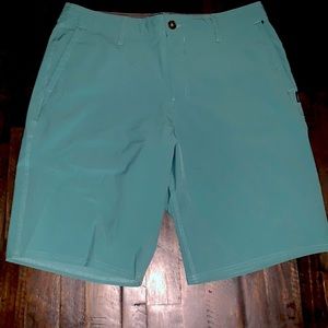 O’Neill Sage green Hybrid Shorts- Size 34